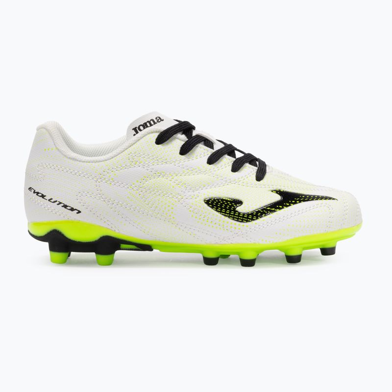 Gyerek focicipő Joma Evolution Jr IN fehér 8