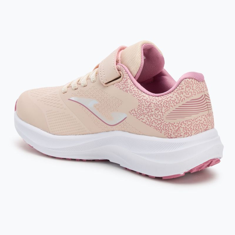 Joma Speed Jr gyermek futócipő rózsaszín 3