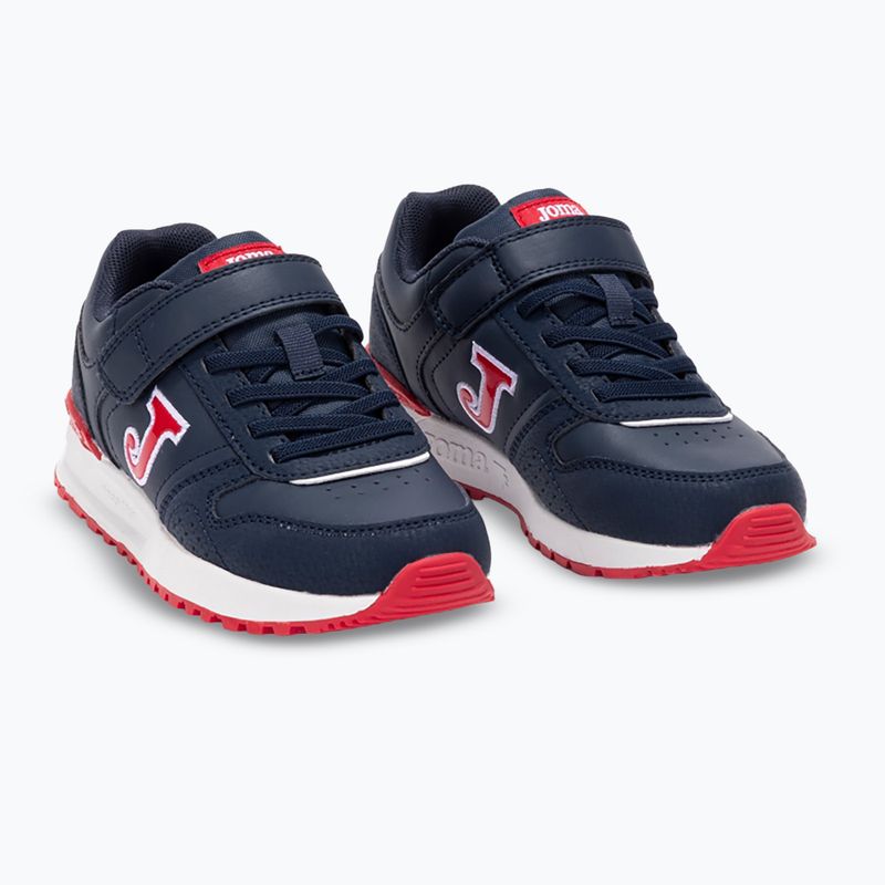 Joma Tornado gyermek cipő tengerészkék/piros 2