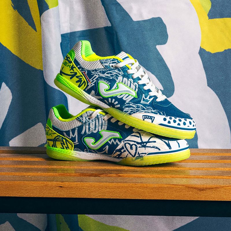 Férfi focicipő Joma Top Flex IN royal blue/pito 9