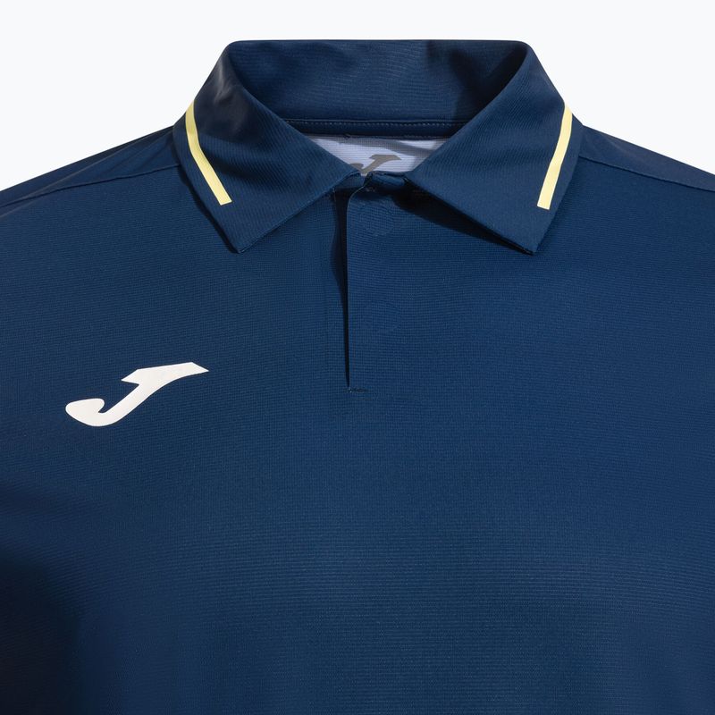 Férfi teniszpóló póló Joma Challenge Lob Polo navy blue 4