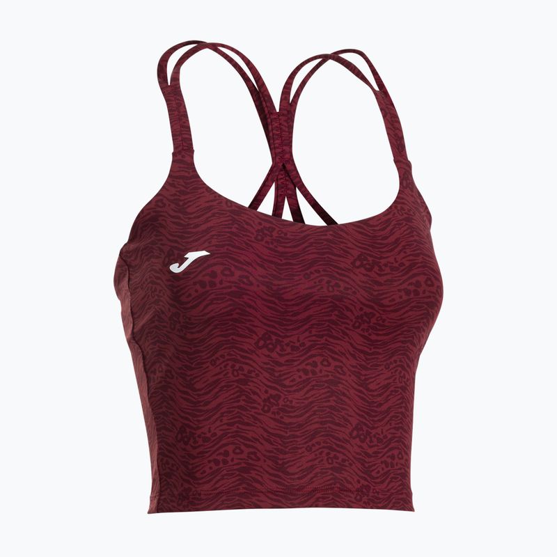 Női teniszpóló Joma Challenge Top W burgundy 3