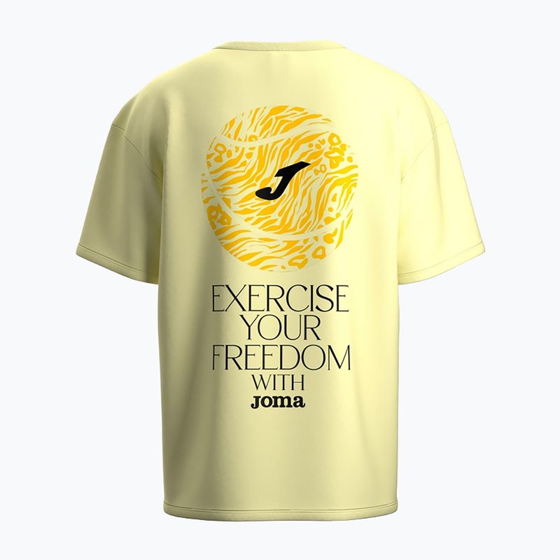 Férfi teniszpóló Joma Challenge yellow 2