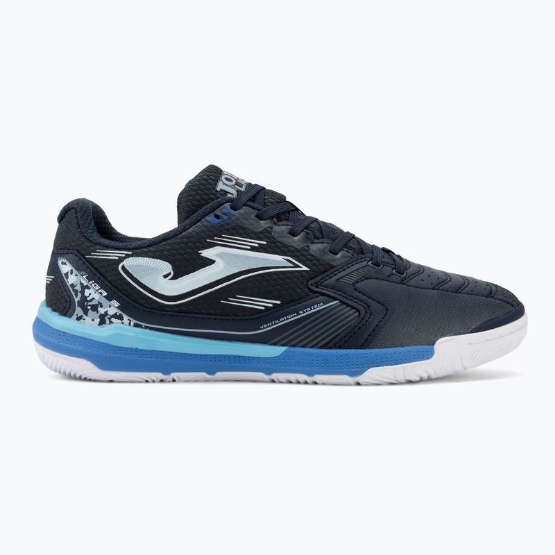 Férfi futballcipő Joma League 5 IN navy/blue 2