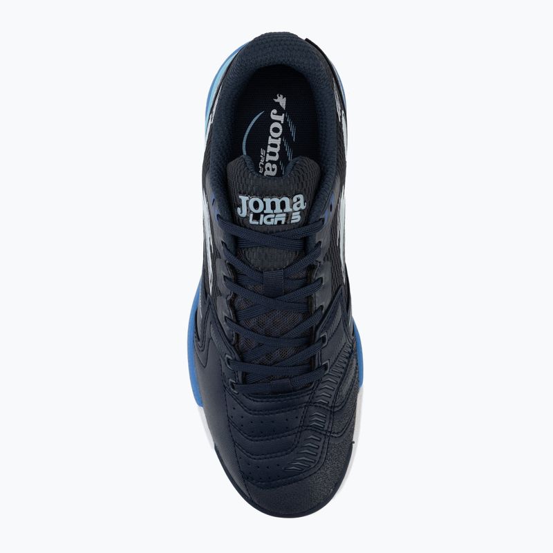 Férfi futballcipő Joma League 5 IN navy/blue 5