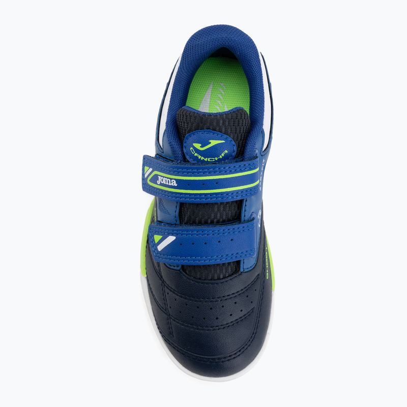 Gyerek focicipő Joma Cancha Jr IN navy/blue 5