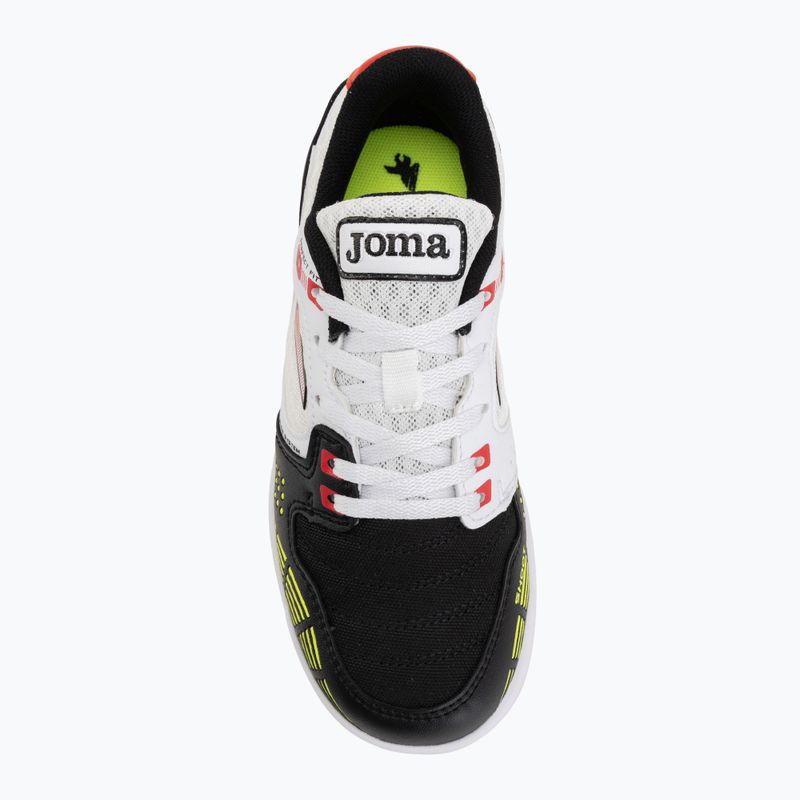 Gyerek focicipő Joma Sala Max Jr IN white/black 5