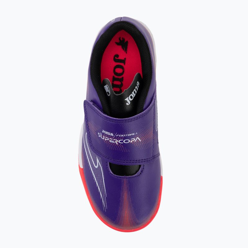 Gyerek focicipő Joma Supercopa Jr IN purple 5