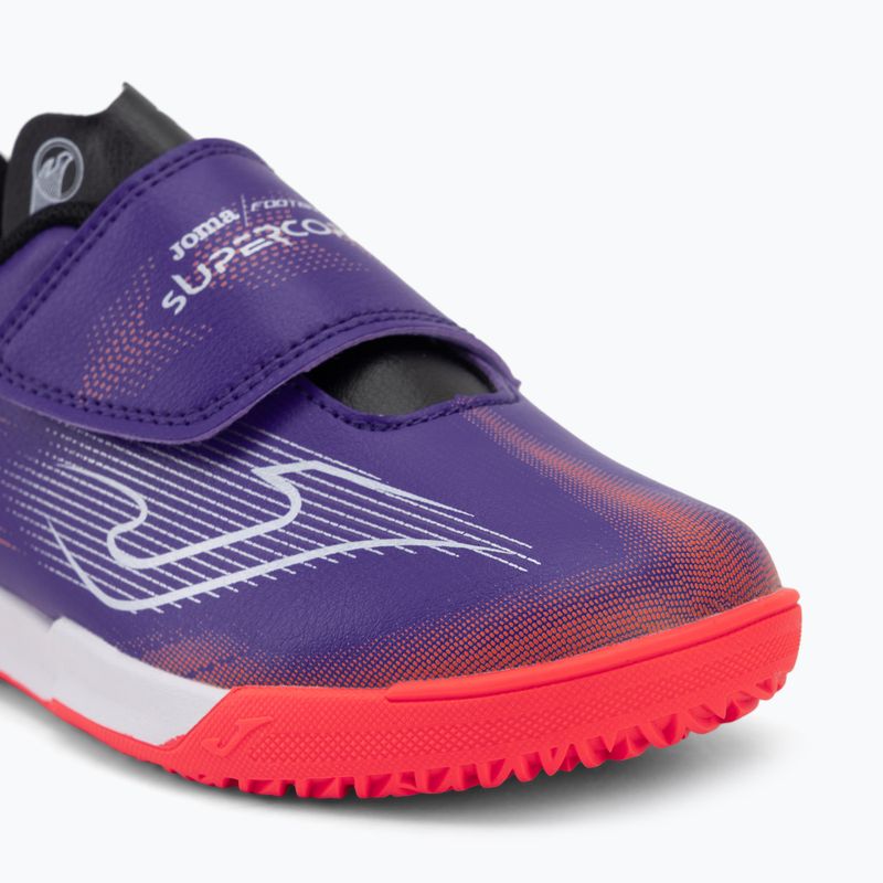Gyerek focicipő Joma Supercopa Jr IN purple 7