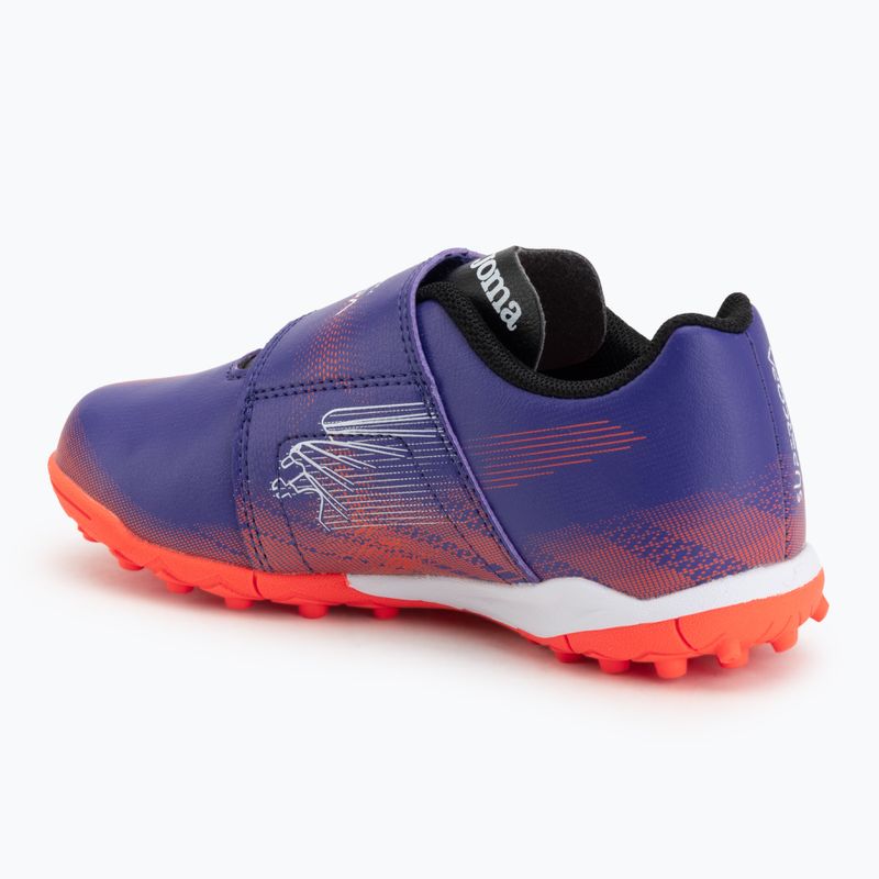 Gyerek focicipő Joma Supercopa Jr TF purple 3