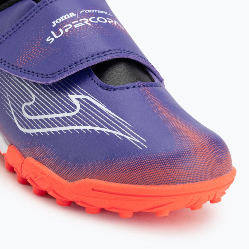 Gyerek focicipő Joma Supercopa Jr TF purple 7