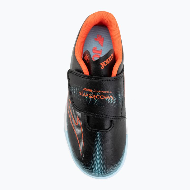 Gyerek focicipő Joma Supercopa Jr IN black 5