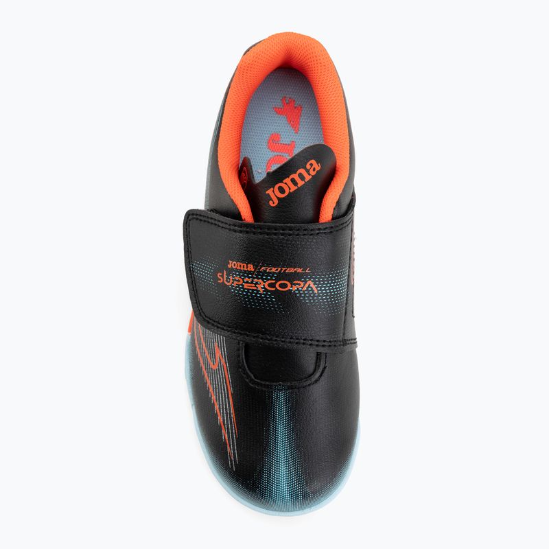 Gyerek focicipő Joma Supercopa Jr TF black 5
