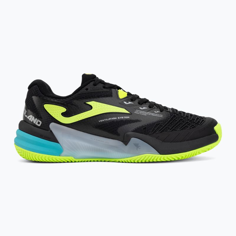 Férfi teniszcipő Joma Roland C black/fluor yellow 2