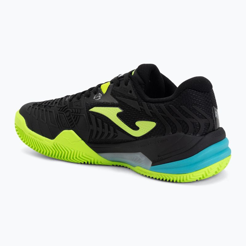 Férfi teniszcipő Joma Roland C black/fluor yellow 3