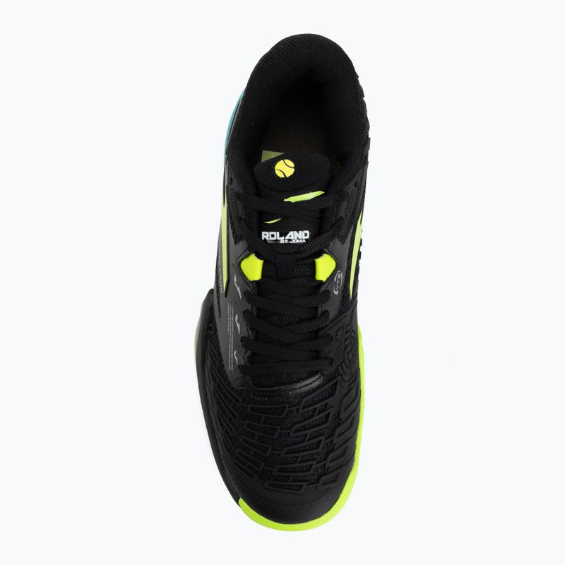 Férfi teniszcipő Joma Roland C black/fluor yellow 5