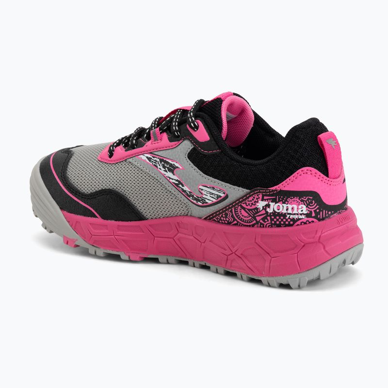 Gyerek futócipő Joma Kubor Jr gray/fuchsia 3