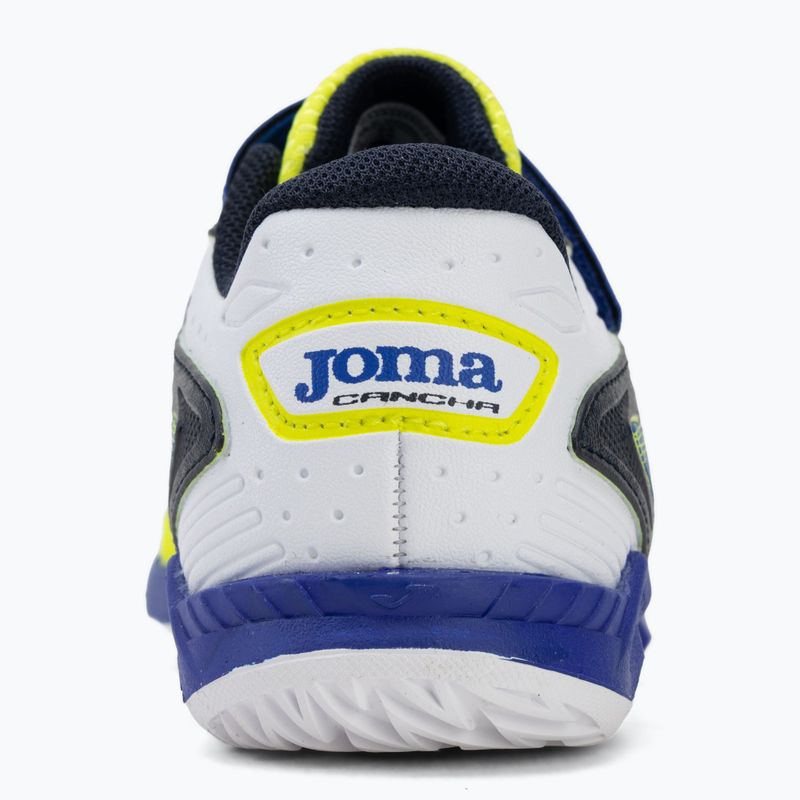 Gyerek focicipő Joma Cancha Jr IN fluor yellow 6