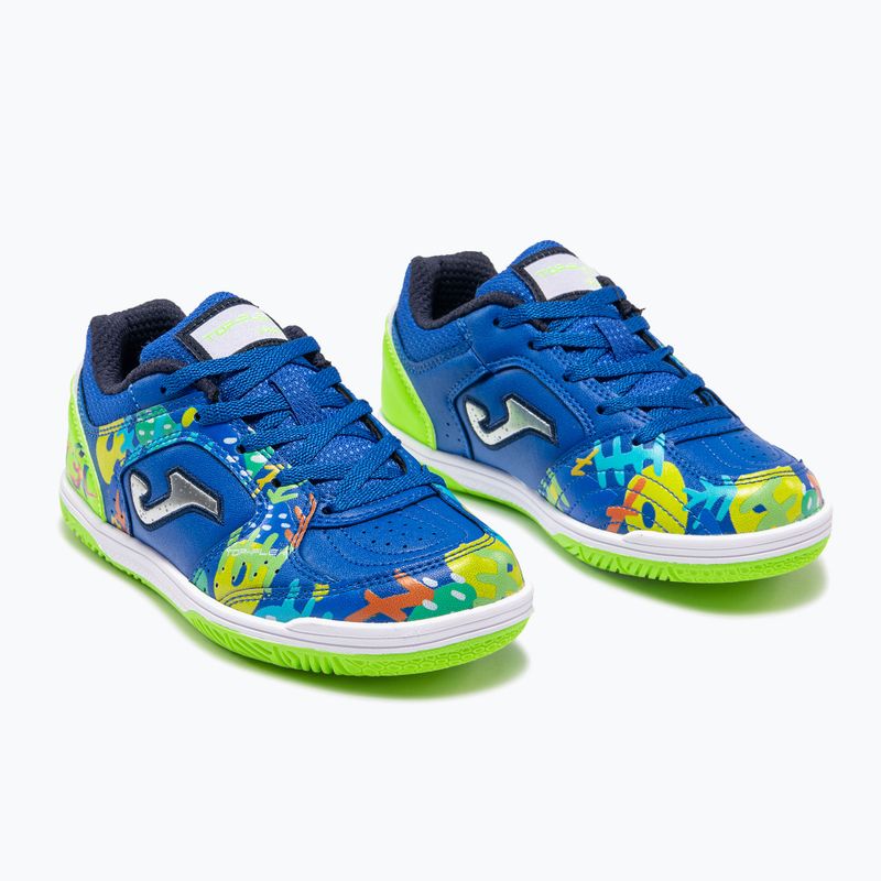 Gyermek focicipők Joma Top Flex Jr IN royal blue 2