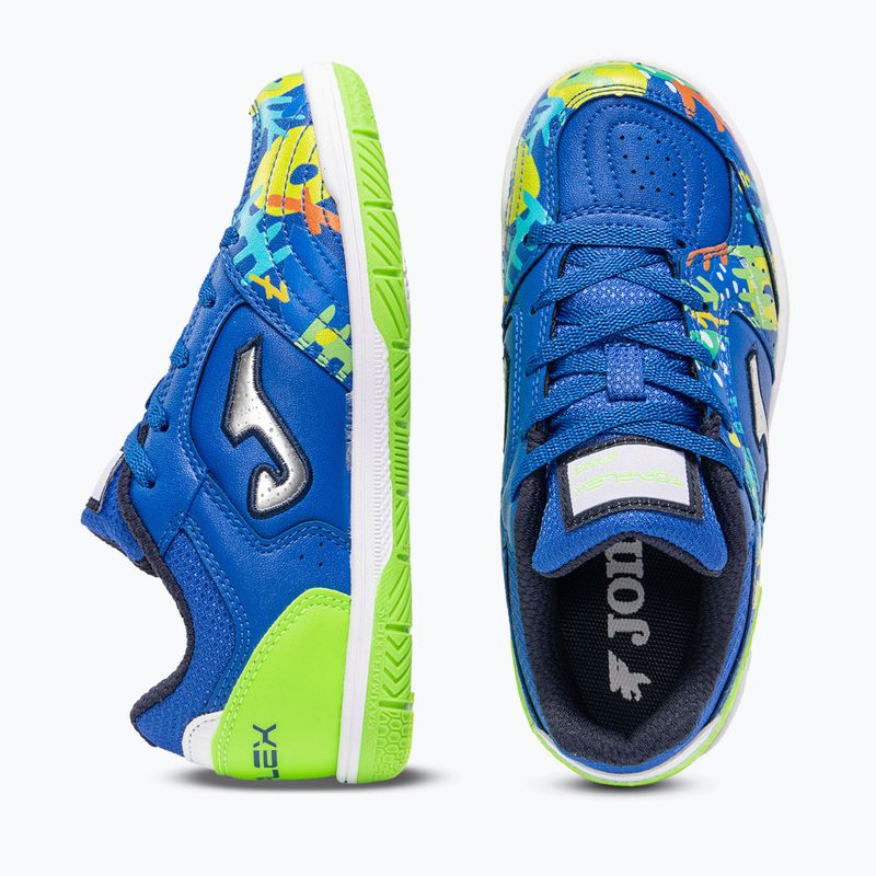 Gyermek focicipők Joma Top Flex Jr IN royal blue 4