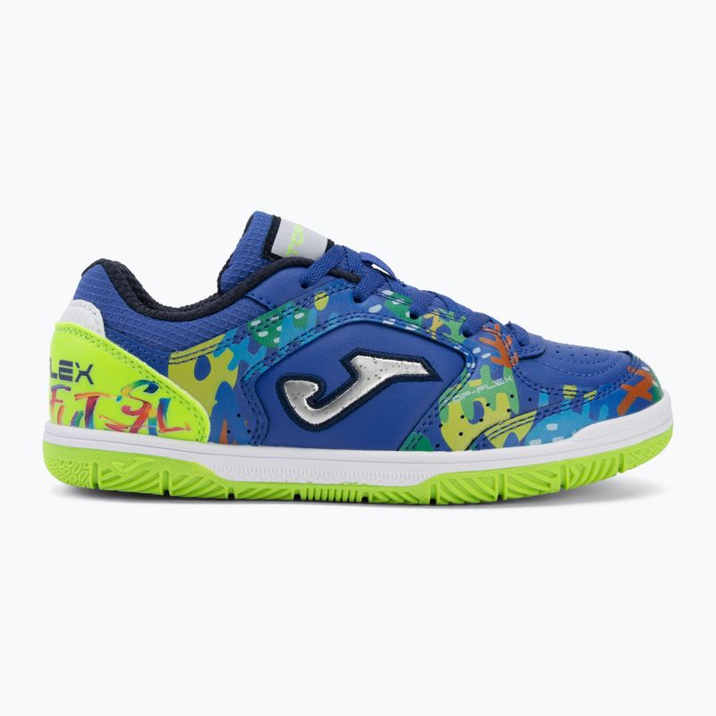 Gyermek focicipők Joma Top Flex Jr IN royal blue 2
