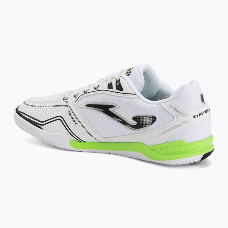 Férfi focicipők Joma Dribling Indoor white 3