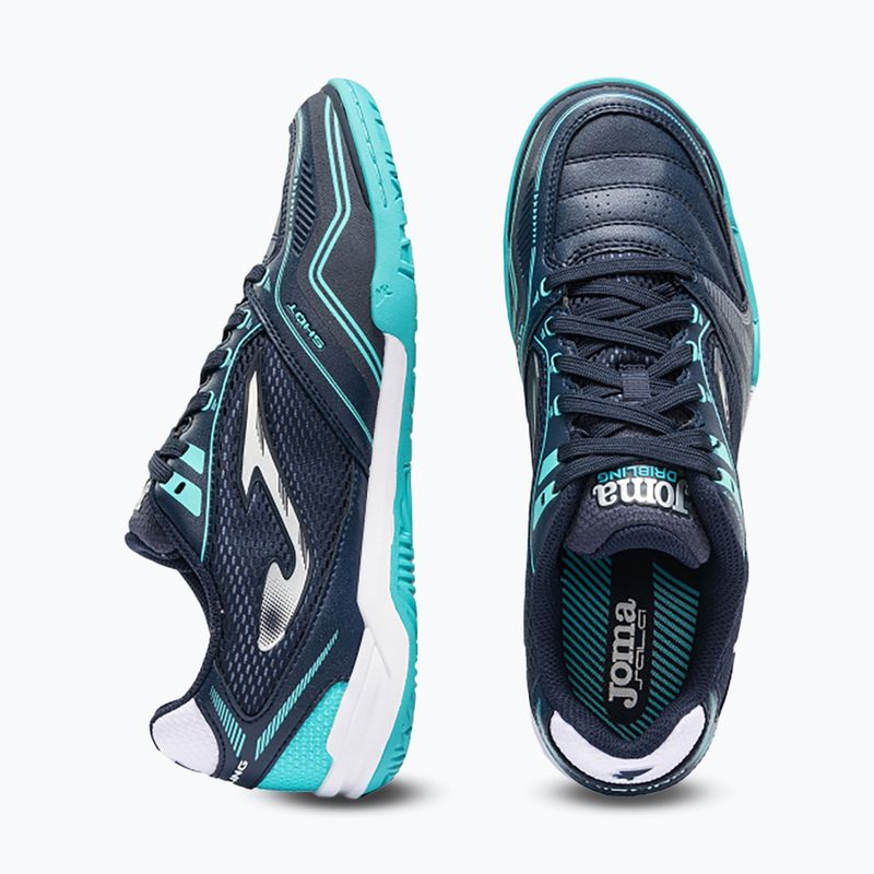 Férfi focicipők Joma Dribling Indoor navy blue 4