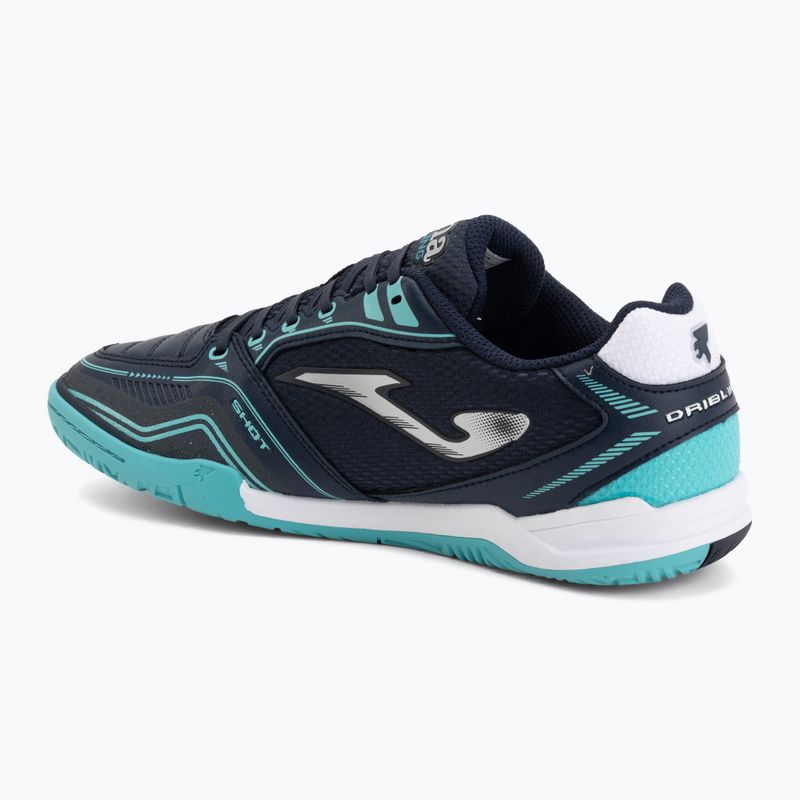 Férfi focicipők Joma Dribling Indoor navy blue 3