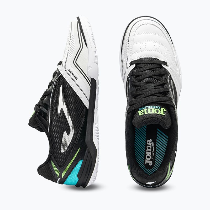 Férfi focicipők Joma Dribling Indoor white 4