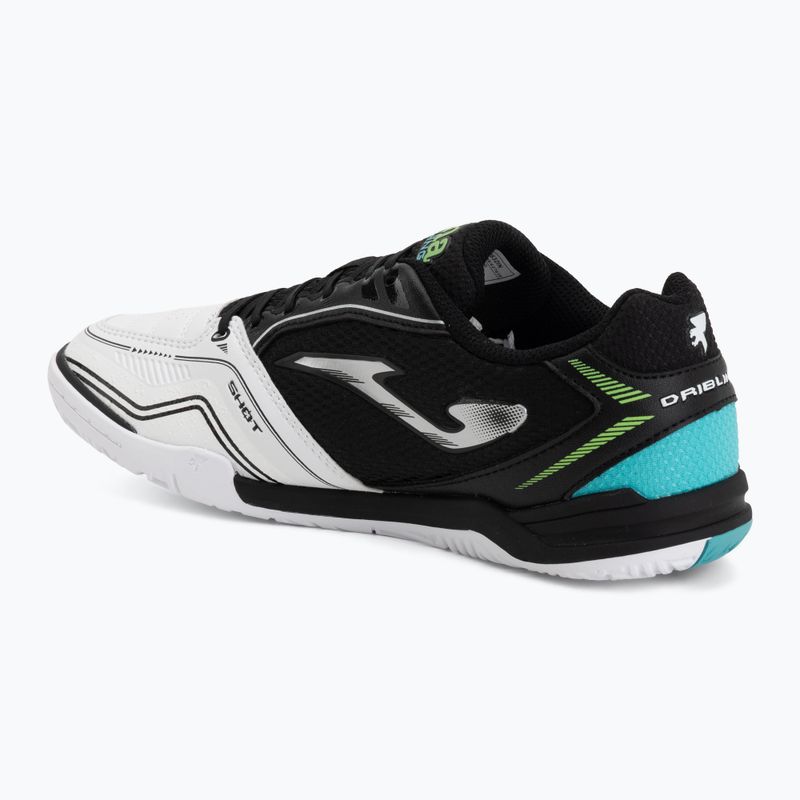 Férfi focicipők Joma Dribling Indoor white 3