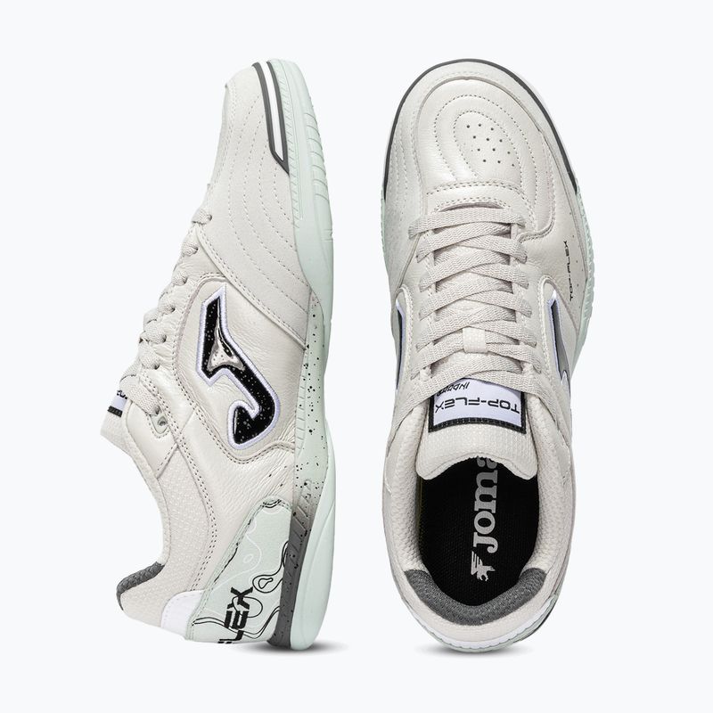 Férfi focicipők Joma Top Flex Indoor light grey 4