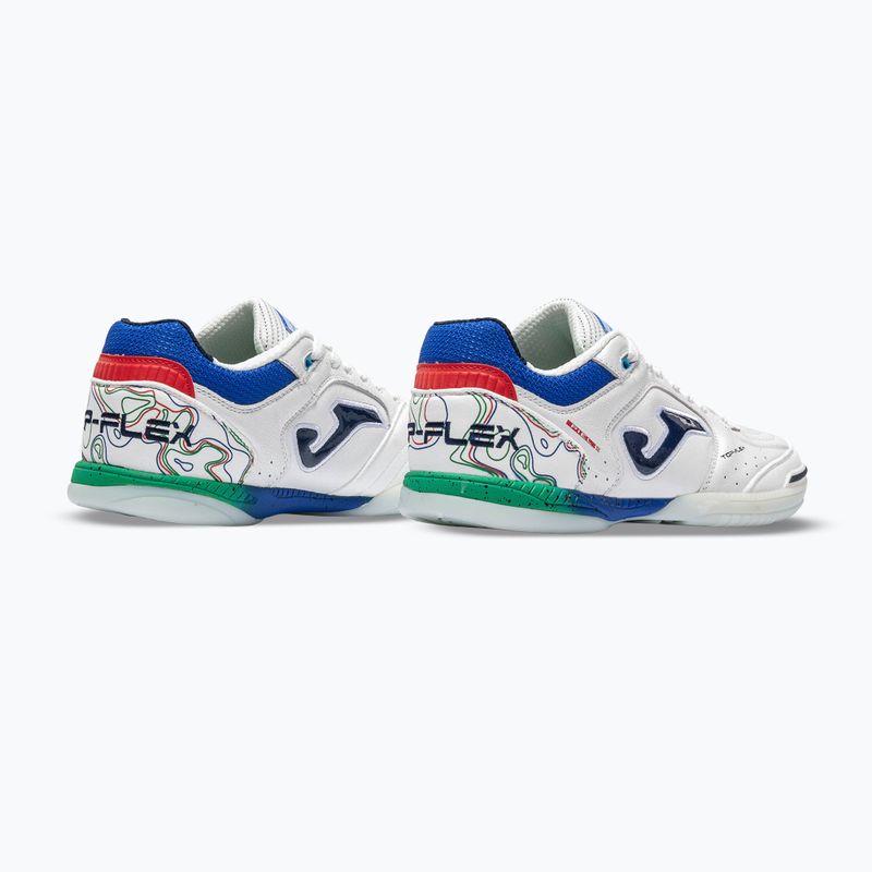 Férfi focicipők Joma Top Flex Indoor white 2