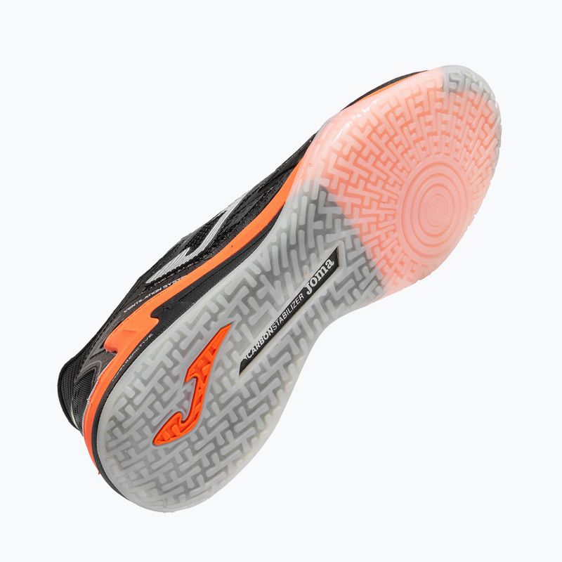 Férfi focicipők Joma Regate Carbon Indoor black 5