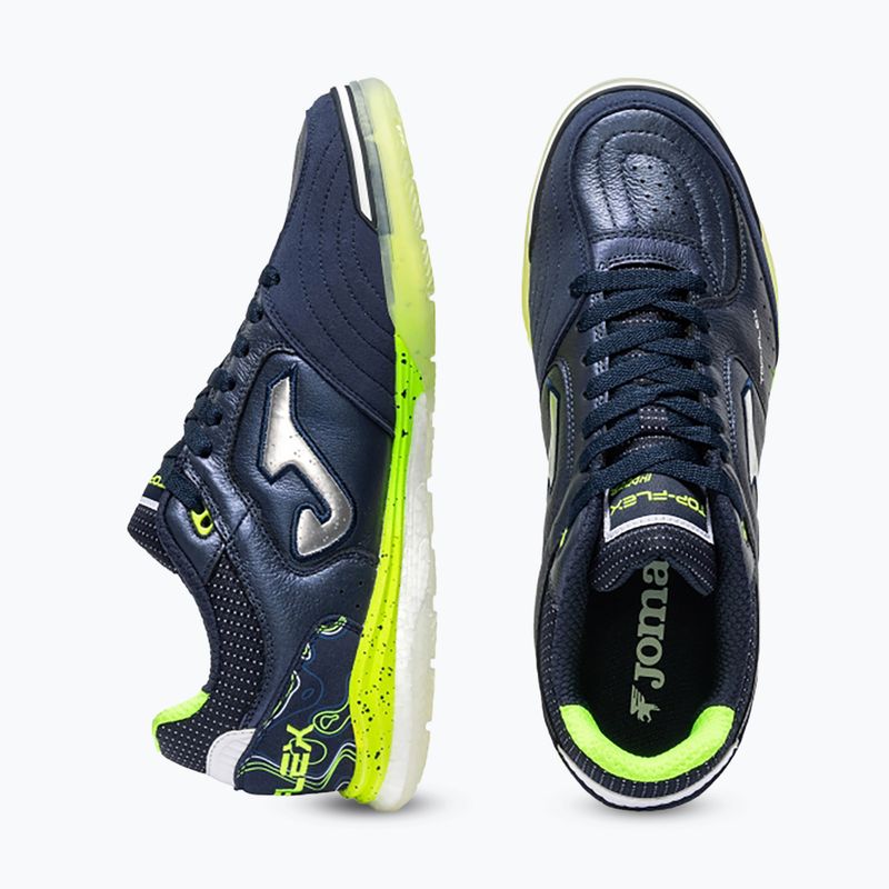 Férfi focicipők Joma Top Flex Rebound Indoor navy blue 4