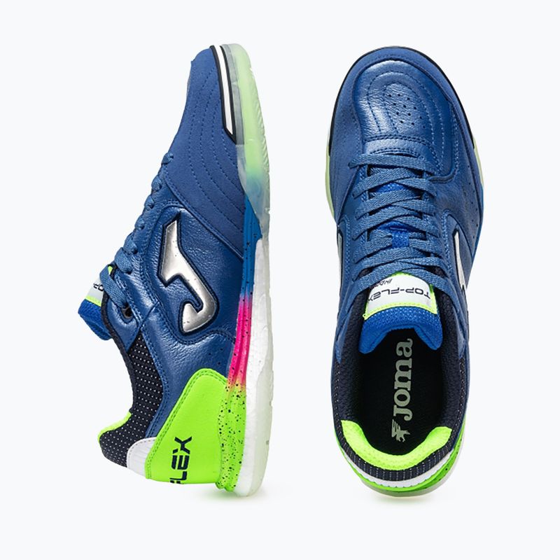 Férfi focicipők Joma Top Flex Rebound Indoor royal blue 4