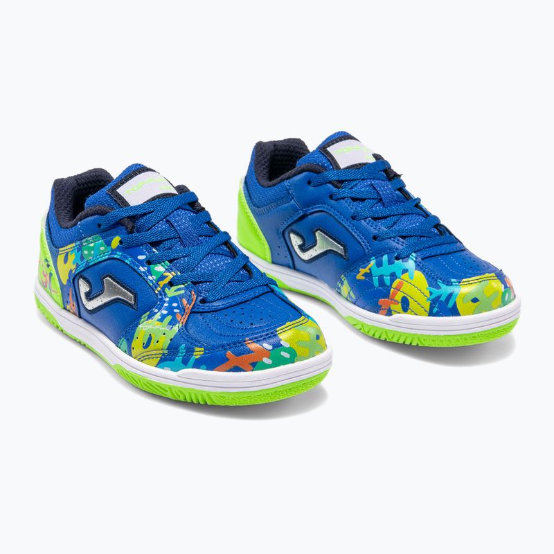 Gyermek focicipők Joma Top Flex Jr TF royal blue 2