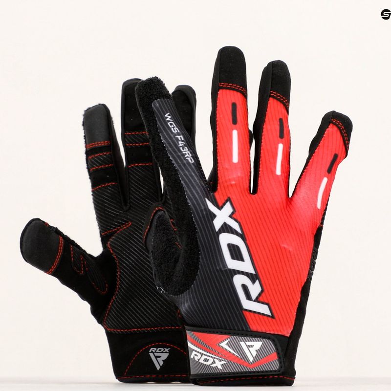RDX szublimációs edzőkesztyű fekete-piros WGS-F43RP 8
