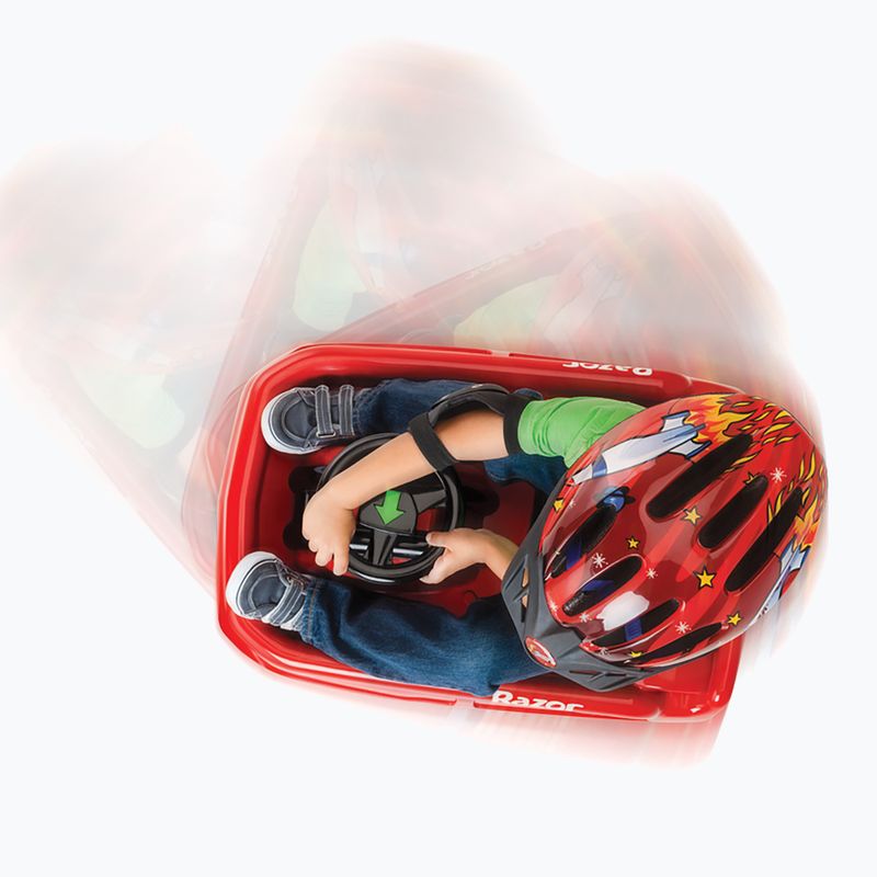 Gyermek elektromos gokart Razor Lil' Crazy Cart piros 7