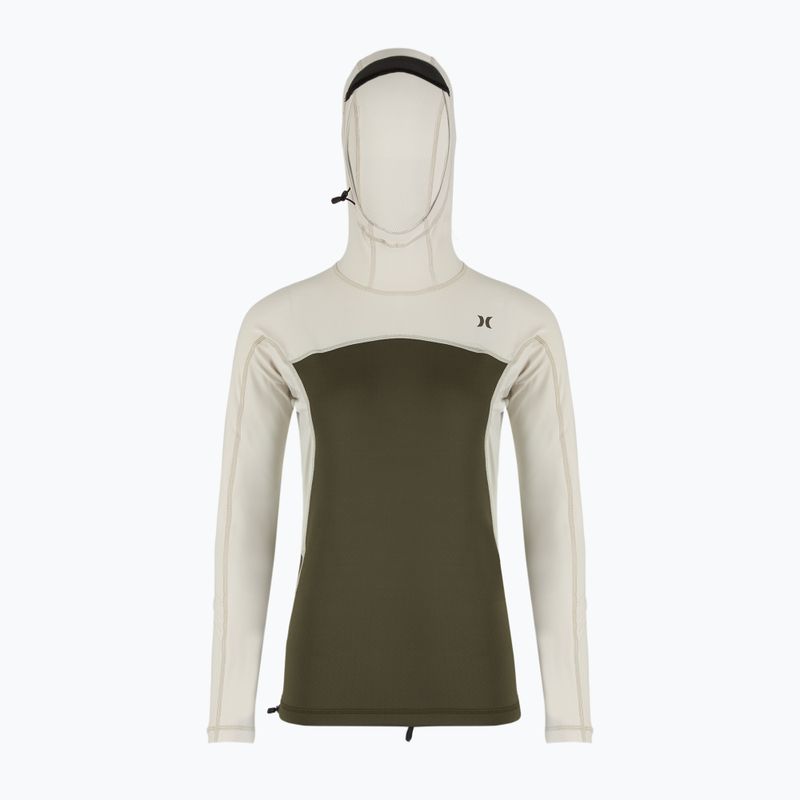 Férfi Hurley Coast Guard Hooded Surf Top cargo úszás hosszú ujjú