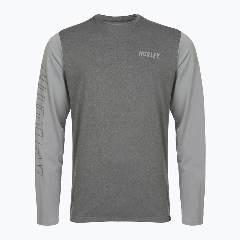 Hurley férfi H2O-Dri Easton ion ion szürke heather hosszú ujjú férfi ruha