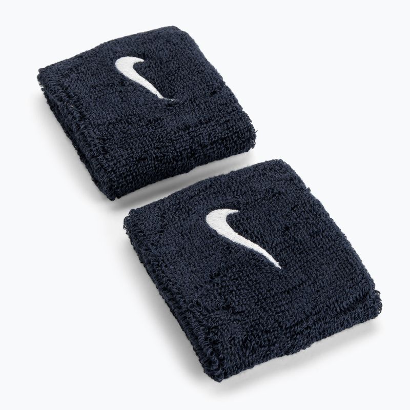 Nike Swoosh csuklópántok 2 db tengerészkék NNN04-416