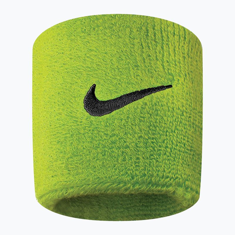 Nike Swoosh csuklópántok 2 db atomzöld/fekete