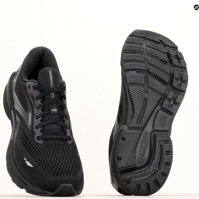 Férfi futócipő Brooks Adrenaline GTS 23 fekete/fekete/ebony 22