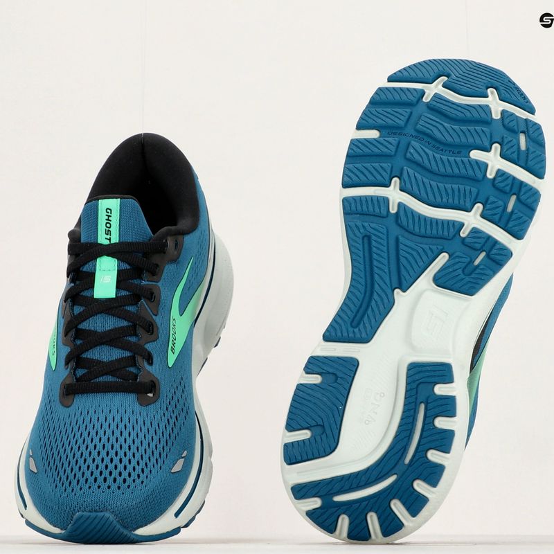Brooks Ghost 15 férfi futócipő morrokán kék/fekete/tavaszi bimbó 21