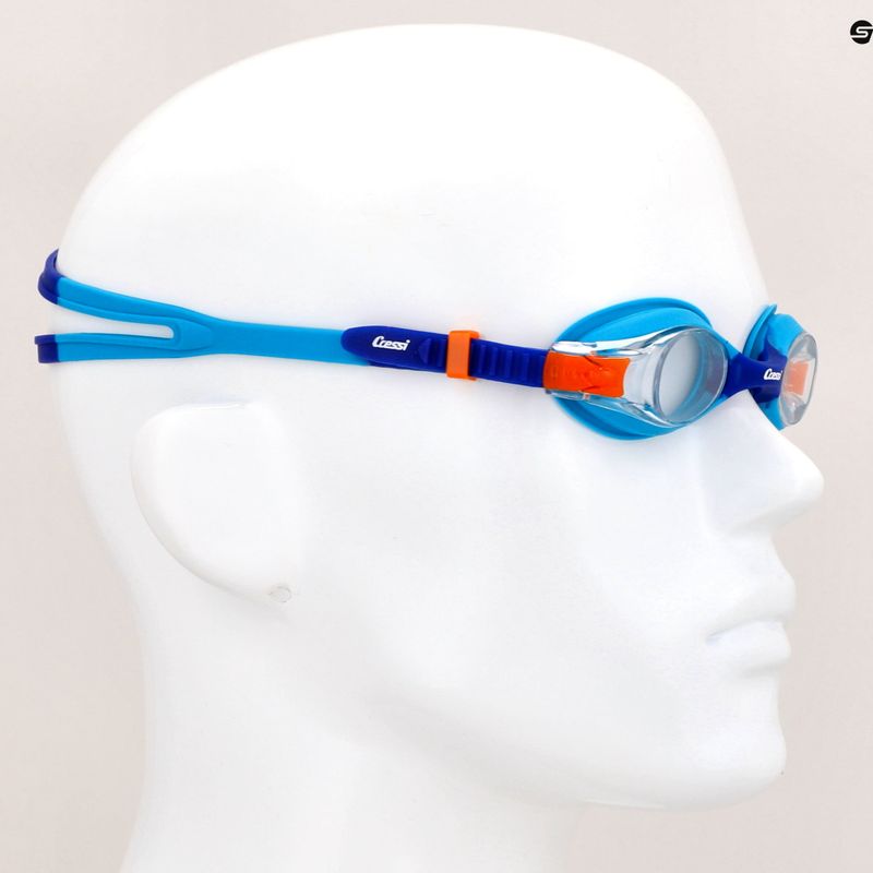 Cressi Dolphin 2.0 gyermek úszószemüveg kék USG010220 7