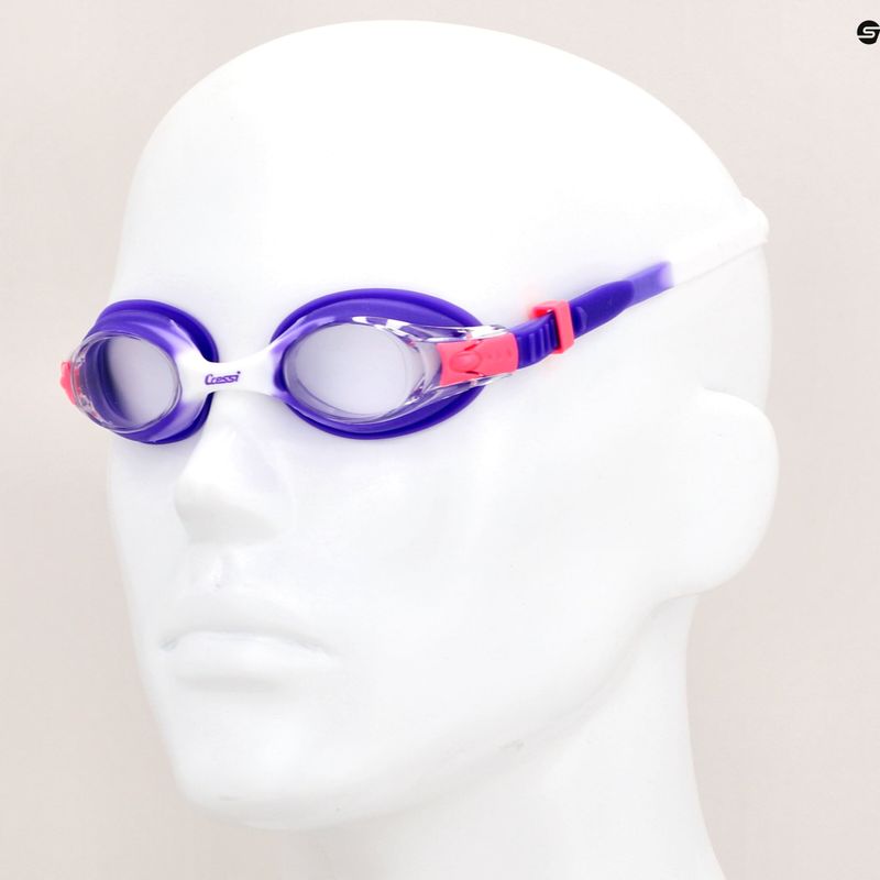 Cressi Dolphin 2.0 gyermek úszószemüveg lila és fehér USG010430 7