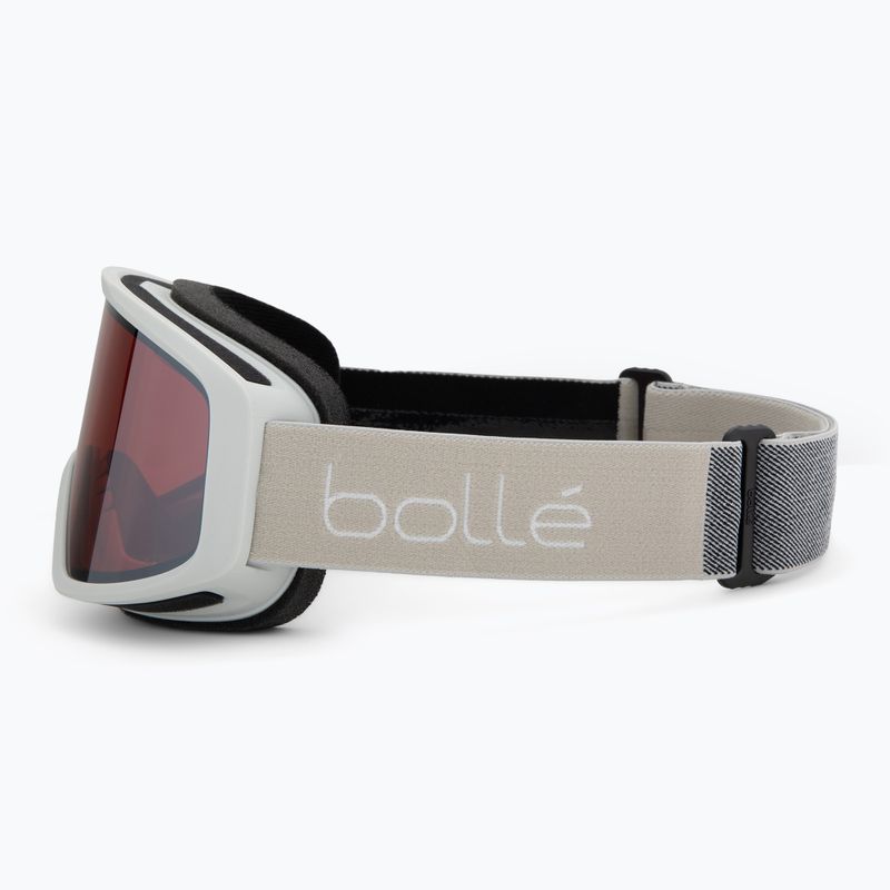 Gogle narciarskie Bollé Bedrock Plus lightest grey matte/vermillon 4