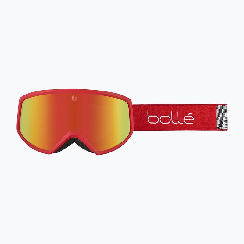 Gogle narciarskie Bollé Bedrock Plus carmine red/sunrise 2