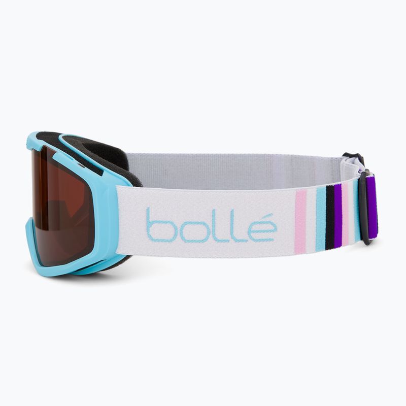 Gyerek síszemüveg Bollé Rocket blue& white matte/ rosy bronze 4