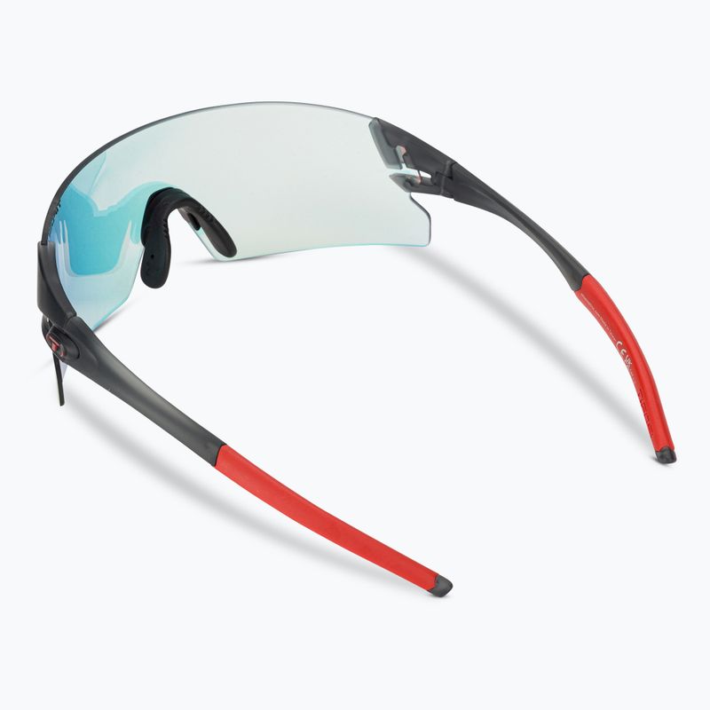 Tifosi Rail Xc Clarion Fototec szatén vapor/klarion vörös fotokróm kerékpáros szemüveg 2